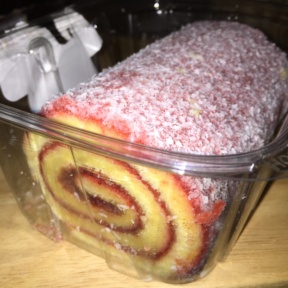 Gluten-free strawberry roll cake from Lilly's Bake Shop